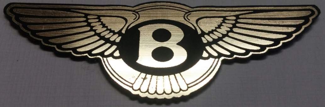 BENTLEY LOGO nalepka emblem laminat