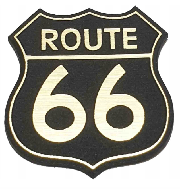 ROUTE 66 nalepka emblem laminat