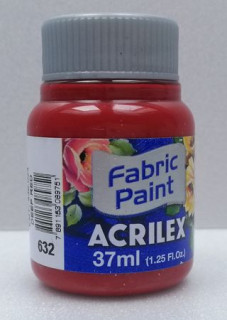 Farba na textil Acrilex 37 ml - deep red 632