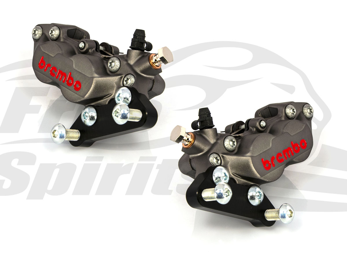 4 PISTON BREMBO FRONT CALIPER DUAL DISC KIT - HARLEY 06-UP