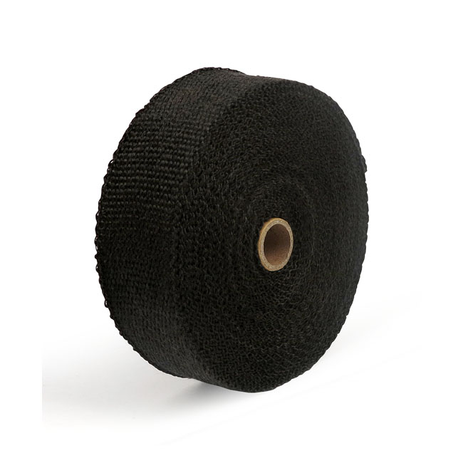 MCS EXHAUST INSULATING WRAP. 2" WIDE BLACK