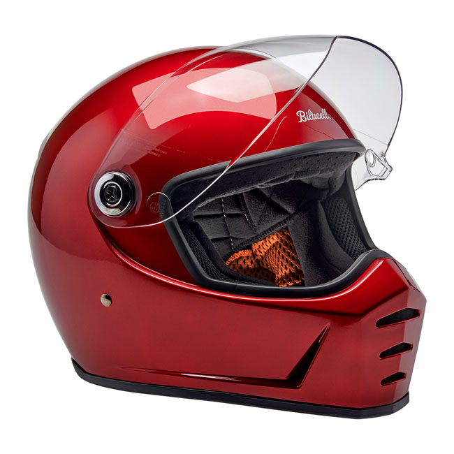 BILTWELL LANE SPLITTER HELMET - CHERRY RED