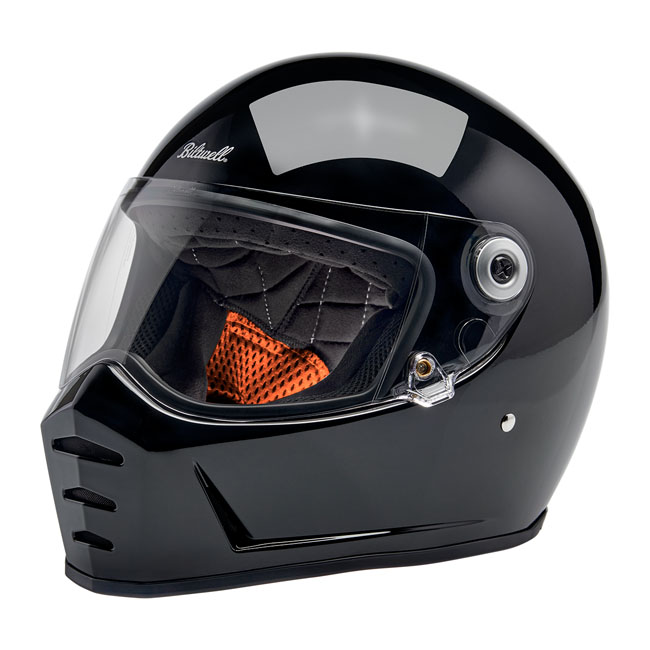 BILTWELL LANE SPLITTER HELMET - GLOSS BLACK