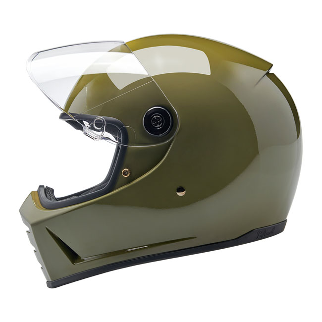 BILTWELL LANE SPLITTER HELMET - OLIVE GREEN