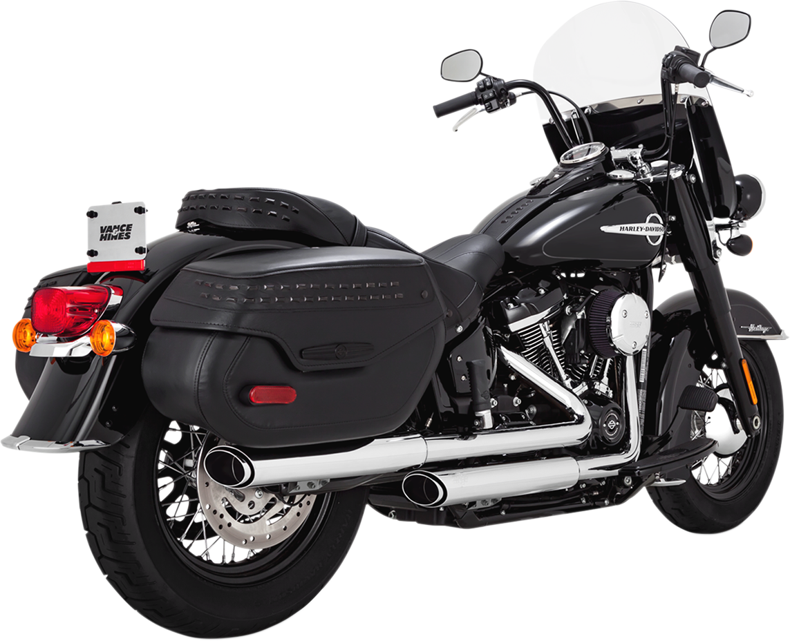 VANCE & HINES TWIN SLASH 3" SLIP-ON MUFFLER - SOFT M8