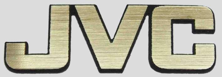 JVC LOGO nalepka emblem laminat