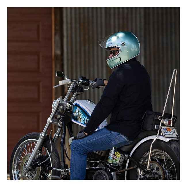 BILTWELL GRINGO SV - METALLIC SEA FOAM