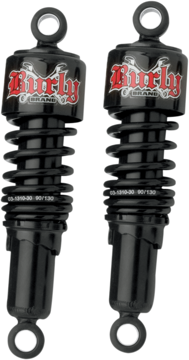 BURLY BRAND SLAMMER SHOCKS 10.5" BLACK - 04-20 XL