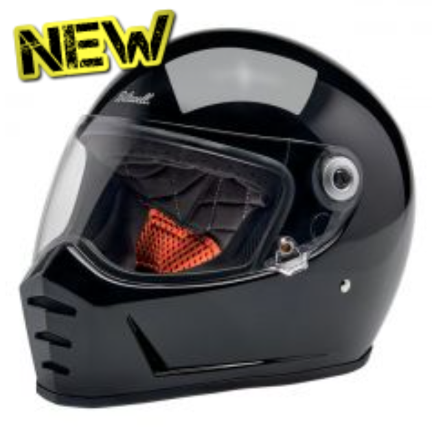 BILTWELL LANE SPLITTER HELMET - GLOSS BLACK