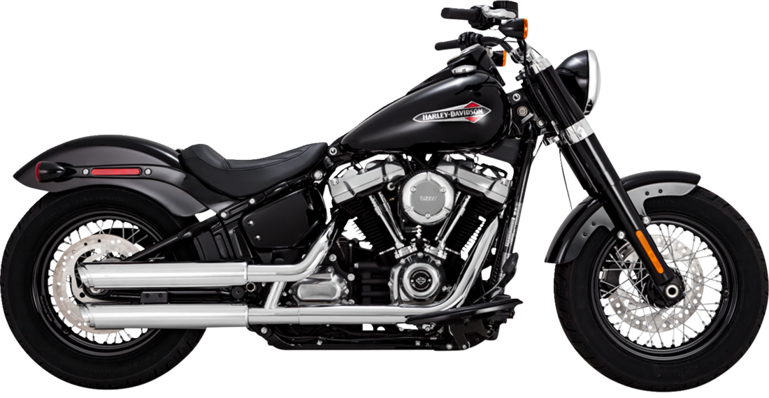 VANCE & HINES TWIN SLASH 3" SLIP-ON MUFFLER - SOFT M8