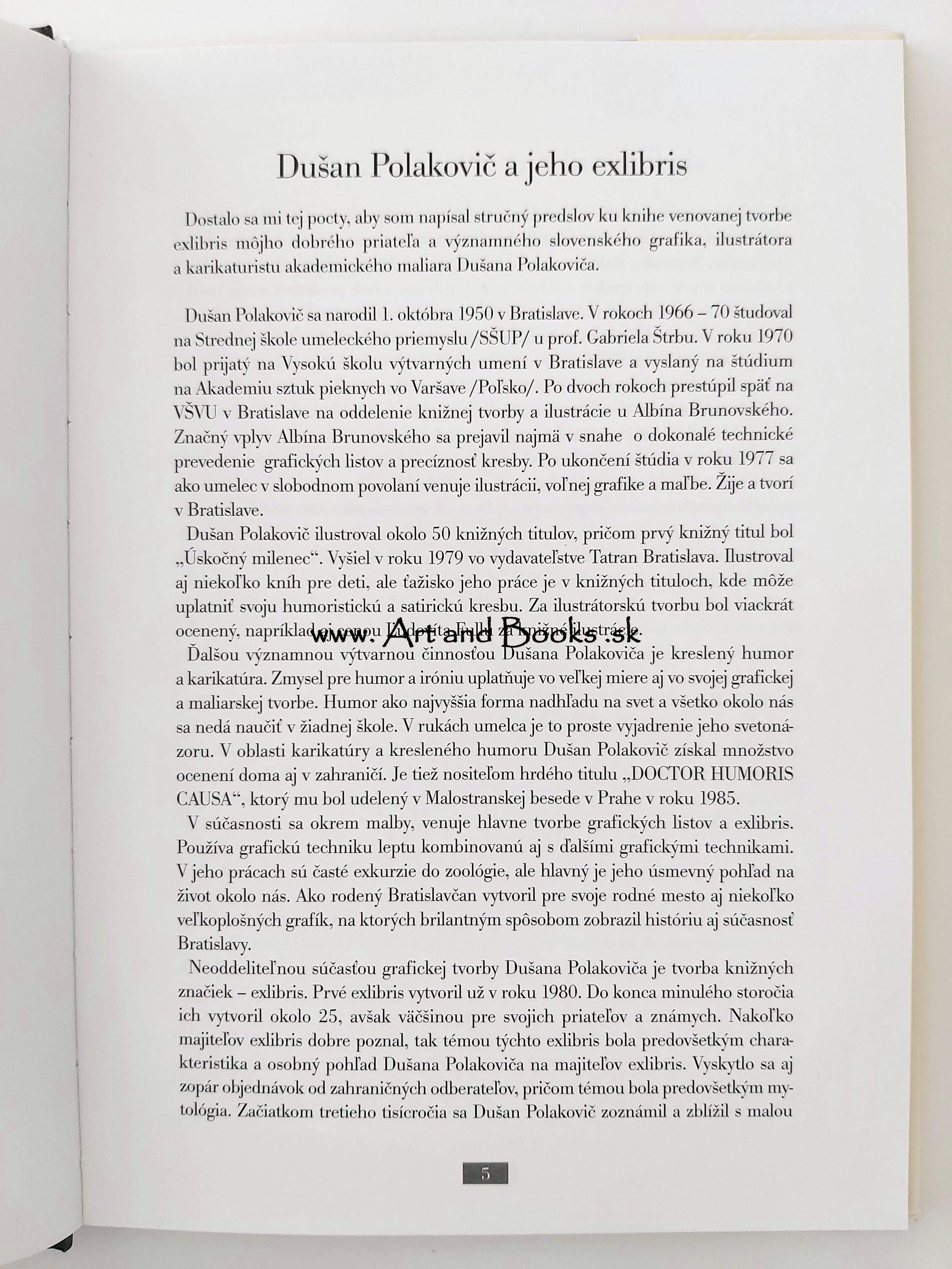 Marián Potrok - Ex libris Dušan Polakovič (sold/predané) ● 9493