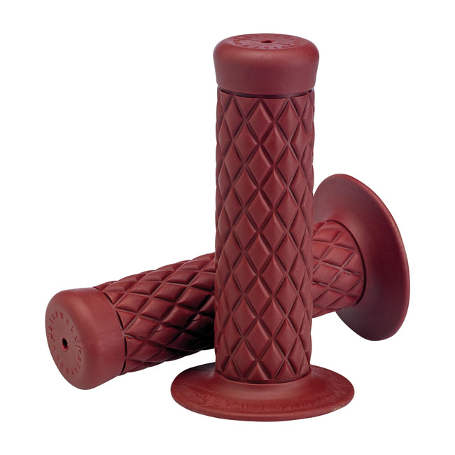 BILTWELL 1" TPV GRIPS THRUSTER OXBLOOD