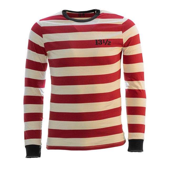 13 1/2 TSR LONGSLEEVE RED/WHITE