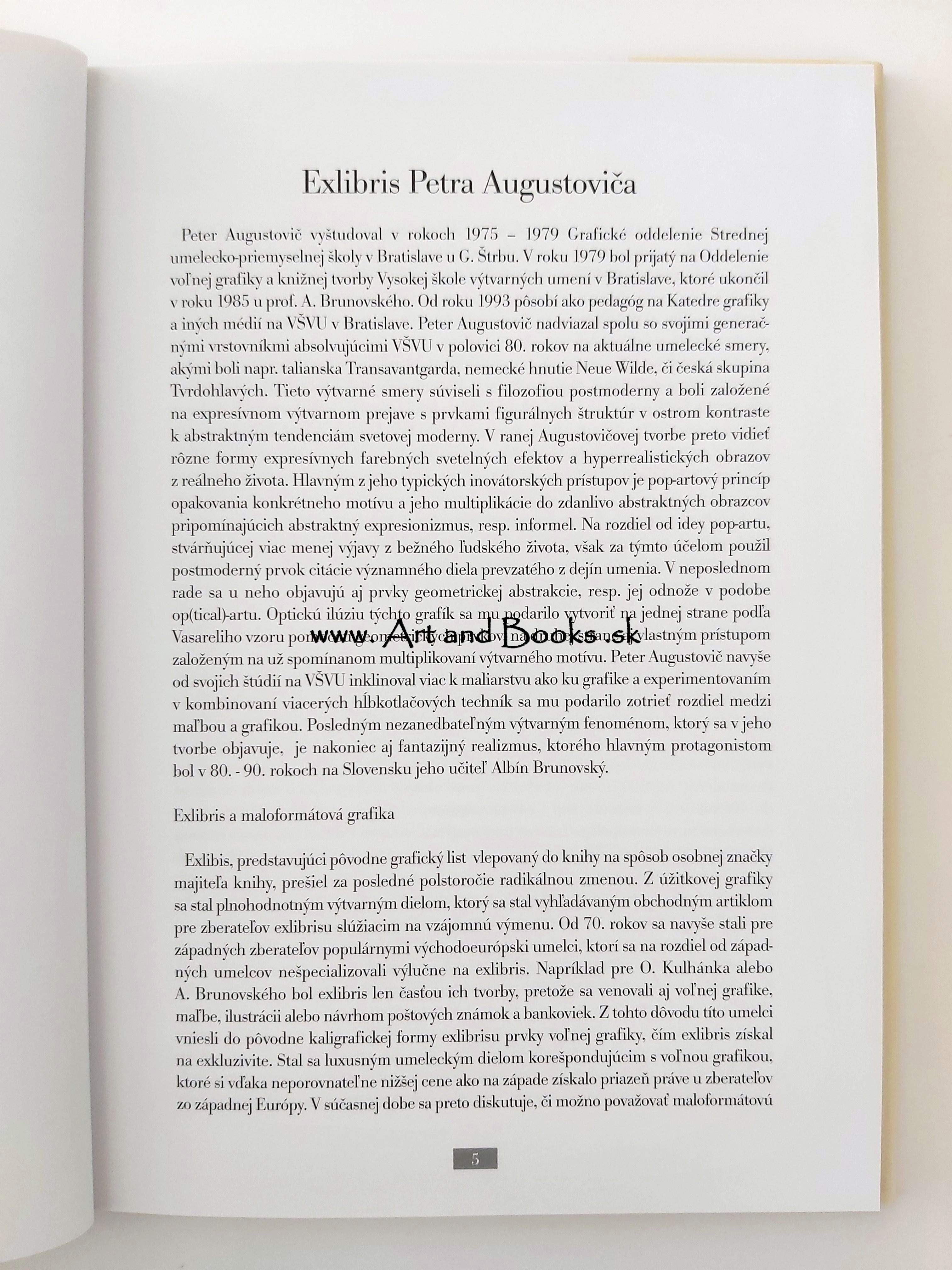 Martin Vančo - Ex libris Peter Augustovič	●	E9816