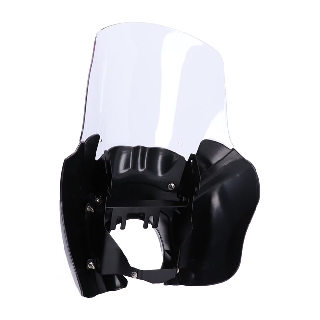 HEADLAMP FAIRING - GLOSS BLACK/CLEAR WINDSHIELD