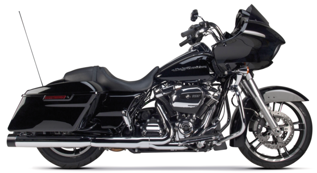 TBR  4" SLIP-ON MUFFLERS-BLACK/BLACK