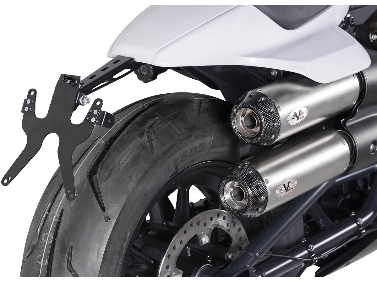 V-PERFORMANCE 2-2 SPORTSTER S MUFFLER TRACKER CARBON SATIN