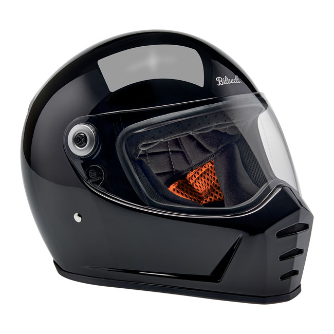 BILTWELL LANE SPLITTER HELMET - GLOSS BLACK