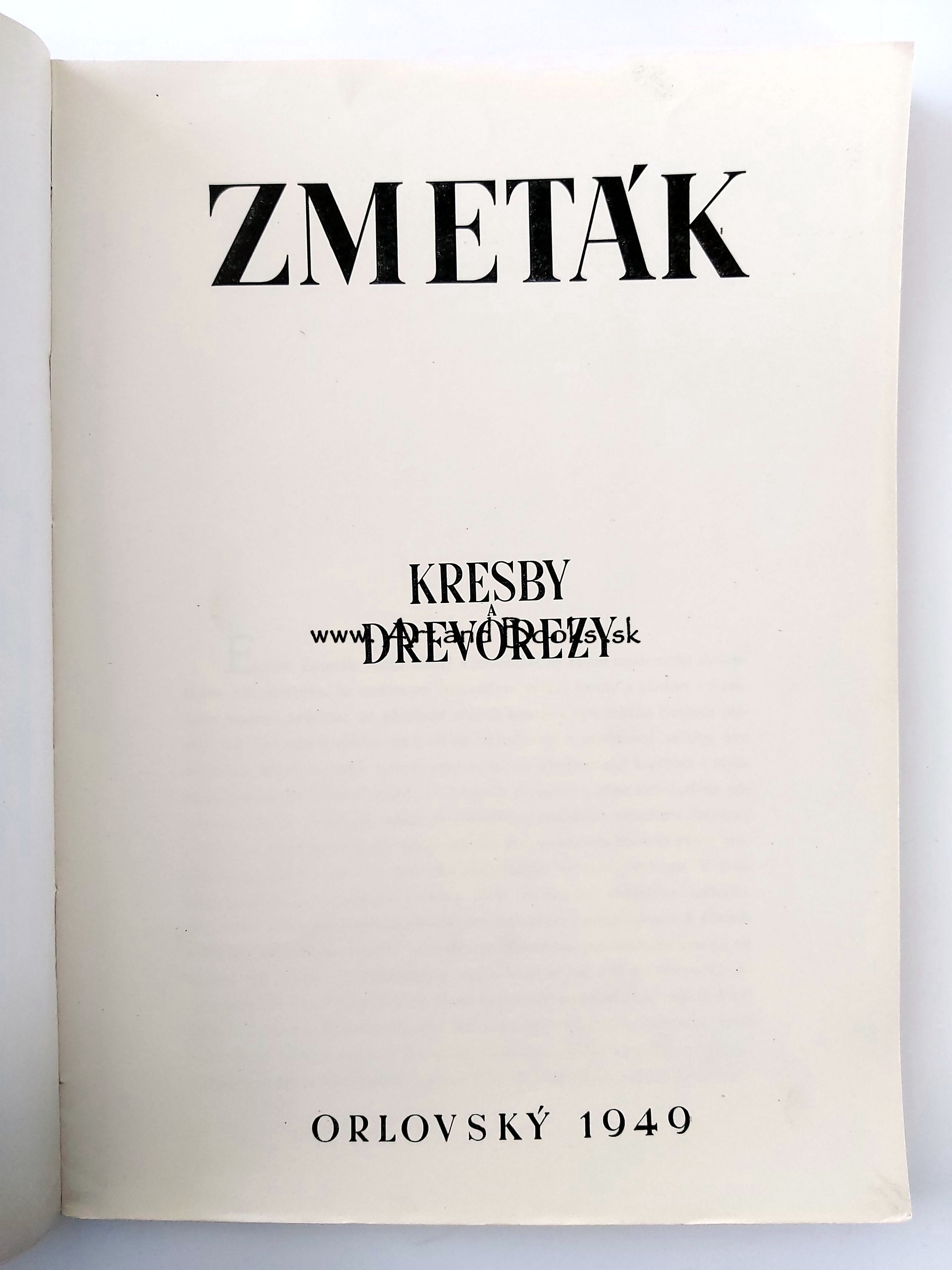 ERNEST ZMETÁK - KRESBY A DREVOREZY (1949) ● 153741