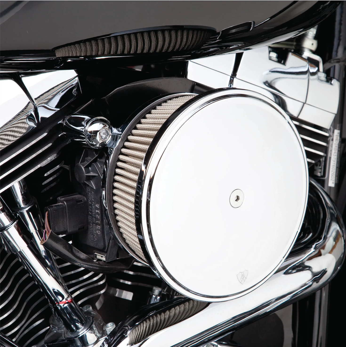 ARLEN NESS AIR FILTER KIT BIG SUCKER STAGE 2 SMOOTH CHROME-TBW FLT/FLST/FXDLS