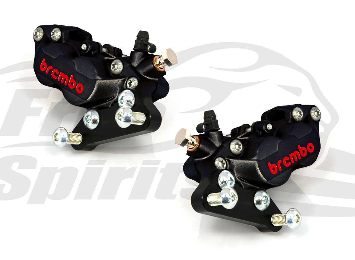 4 PISTON BREMBO FRONT CALIPER DUAL DISC KIT - HARLEY 06-UP