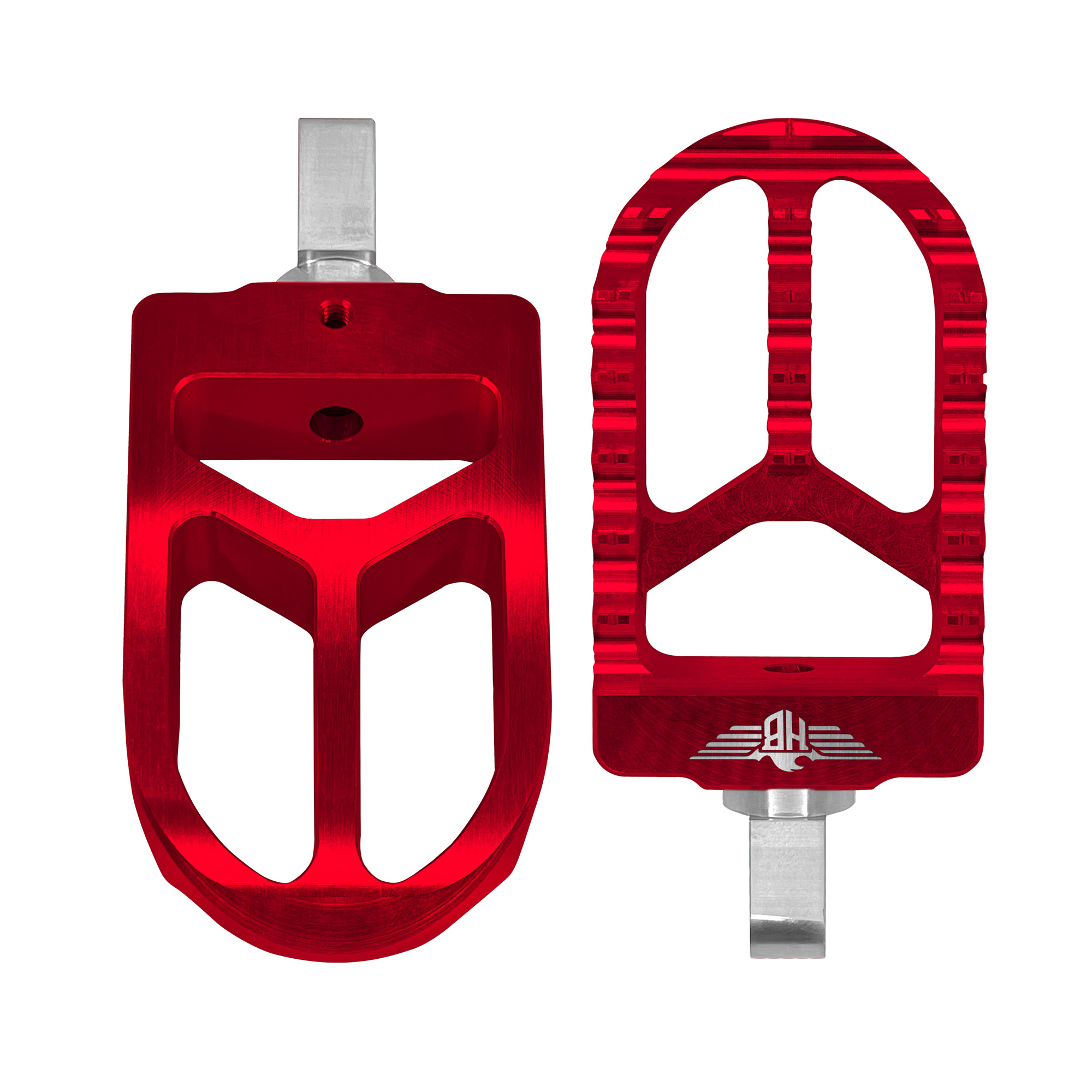 HEINZBIKES MX V2 FOOTPEGS - RED