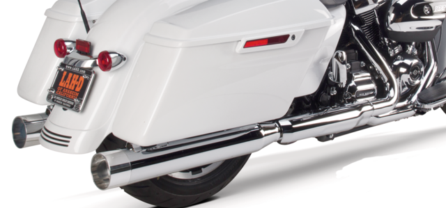 TBR 4" SLIP-ON MUFFLERS-CHROME/POLISH