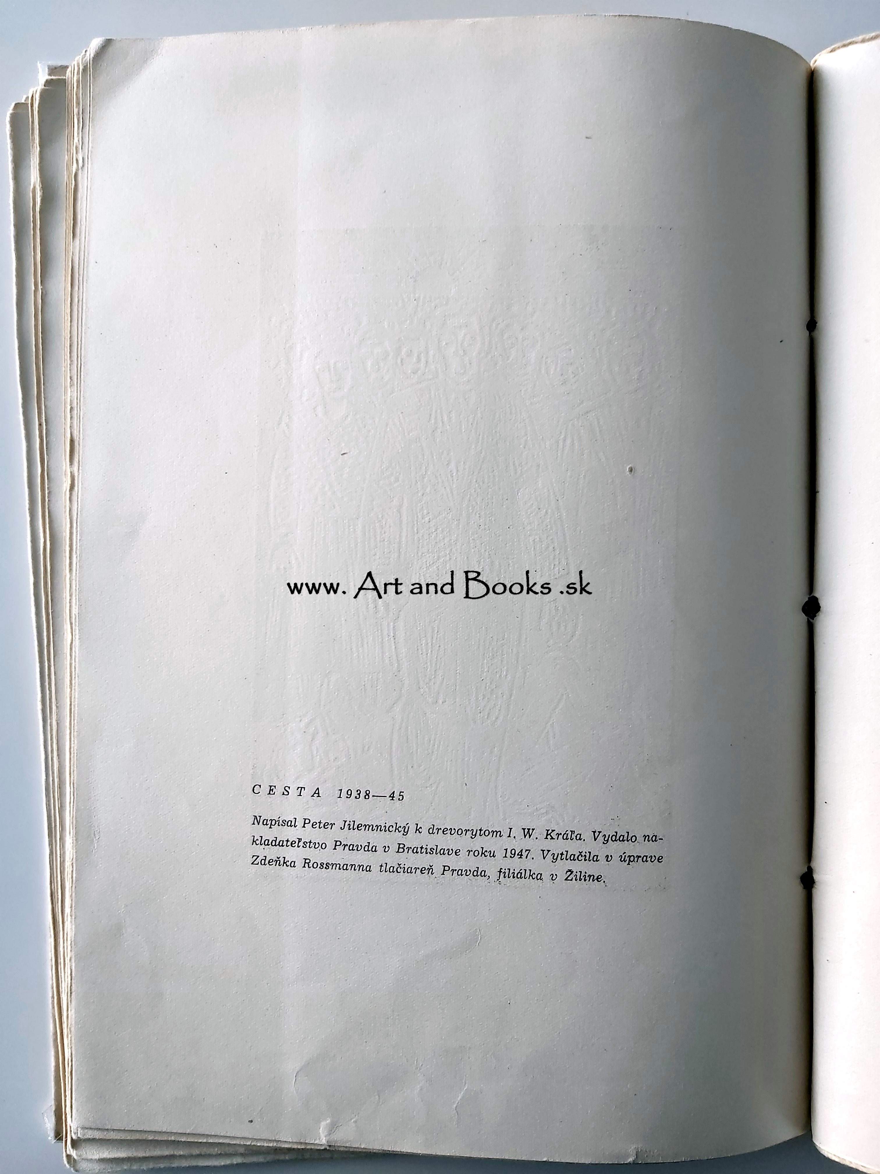 Peter Jilemnický a I.W. Kráľ - Cesta 1938 - 1945 (1947) ● 105541