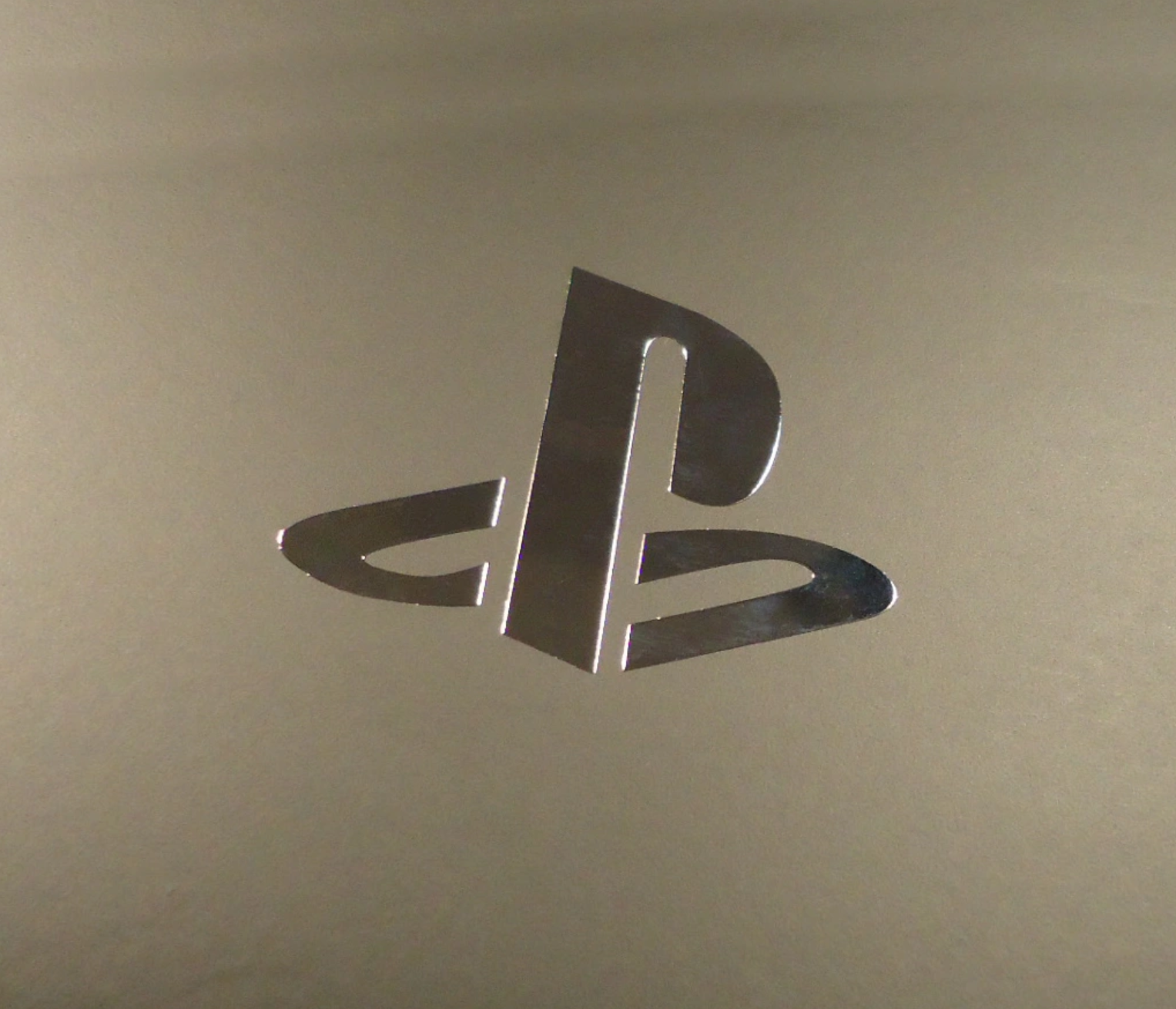 PlayStation 5 , 4 , 3 nalepka LOGO CHROM