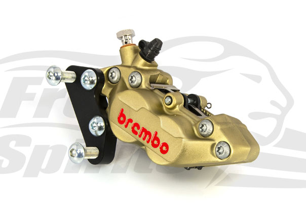 4 PISTON BREMBO FRONT CALIPER KIT - XL14 Up/Dyna 06-17