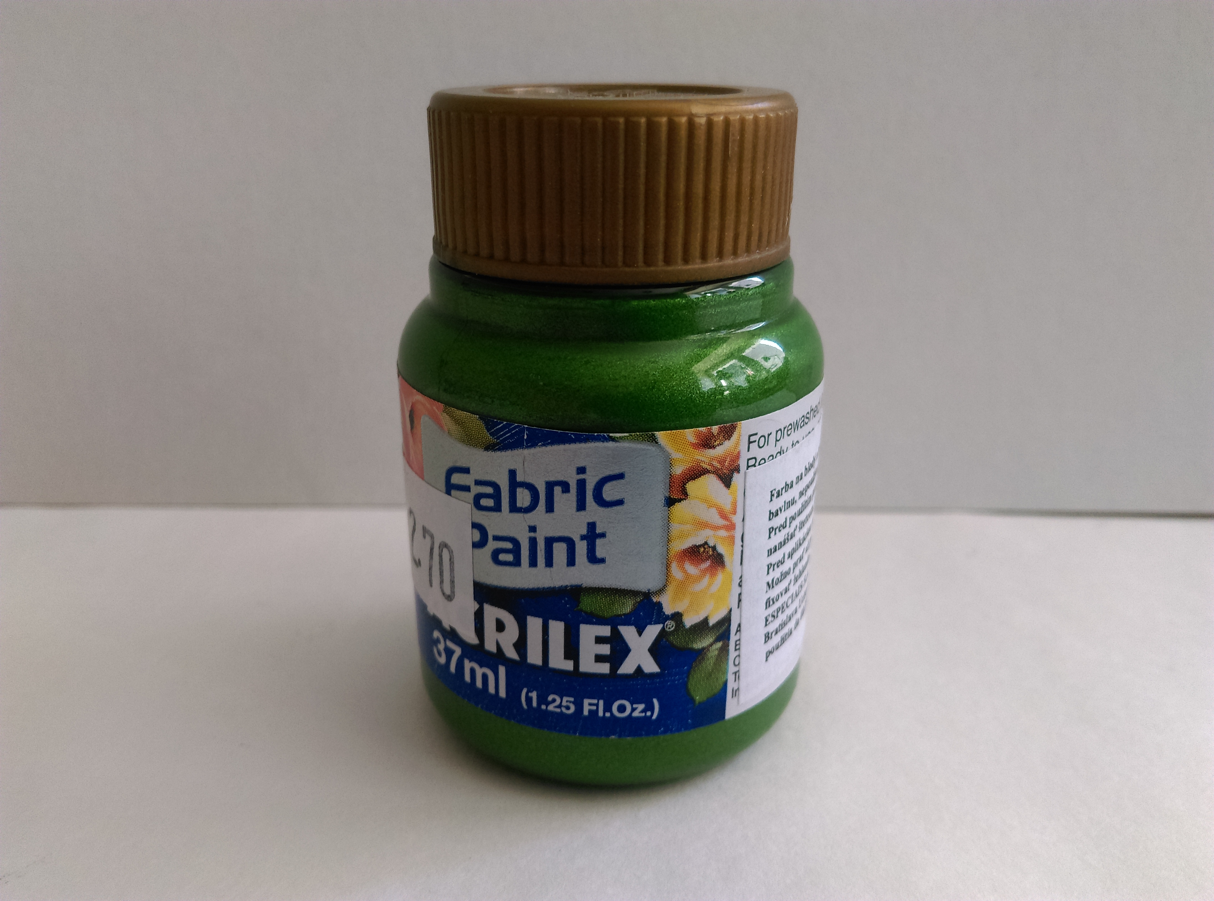 Farba na textil Acrilex 37 ml - machová zelená 513