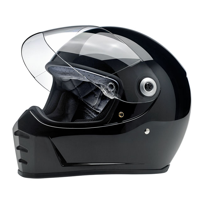 BILTWELL LANE SPLITTER HELMET - GLOSS BLACK