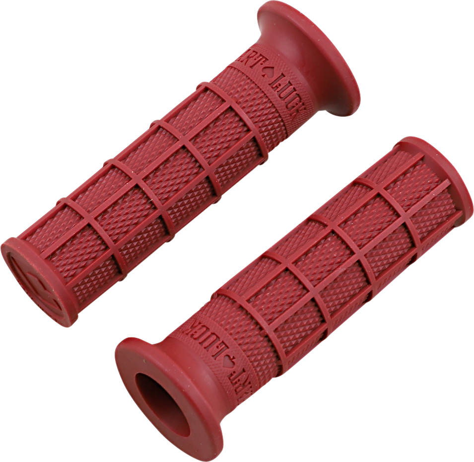 ODI GRIPS HART-LUCK SIGNATURE RED 1"