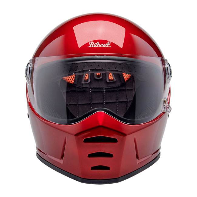 BILTWELL LANE SPLITTER HELMET - CHERRY RED