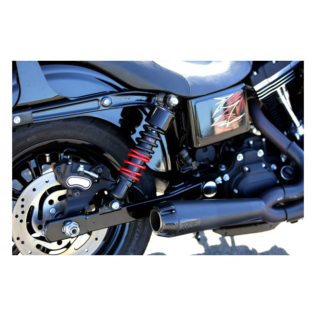 BURLY BRAND STILETTO SHOCKS 12.5" DYNA - Black