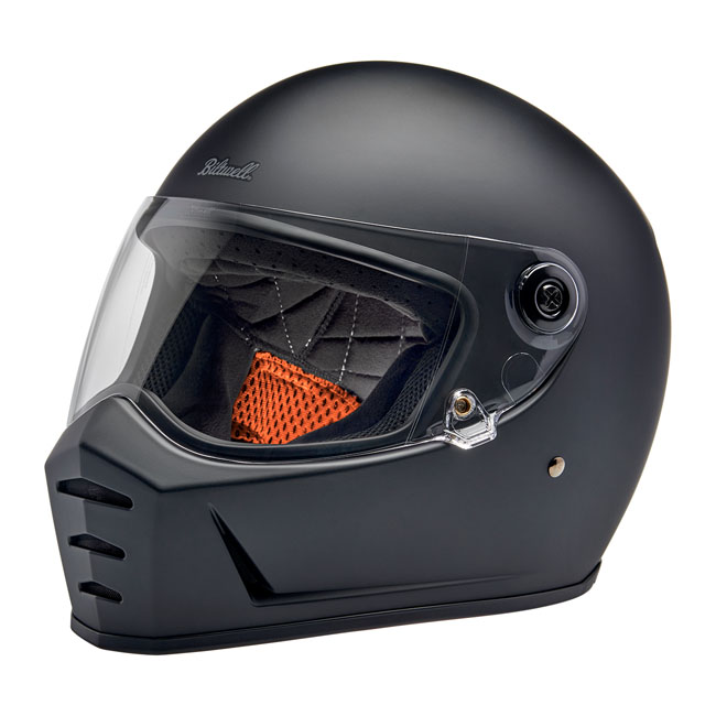 BILTWELL LANE SPLITTER HELMET - FLAT BLACK