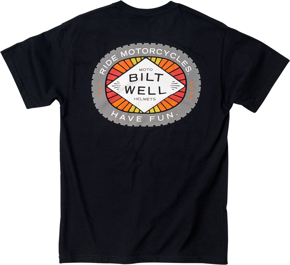 BILTWELL RIDE MOTORCYCLES - HAVE FUN T-SHIRT BLACK