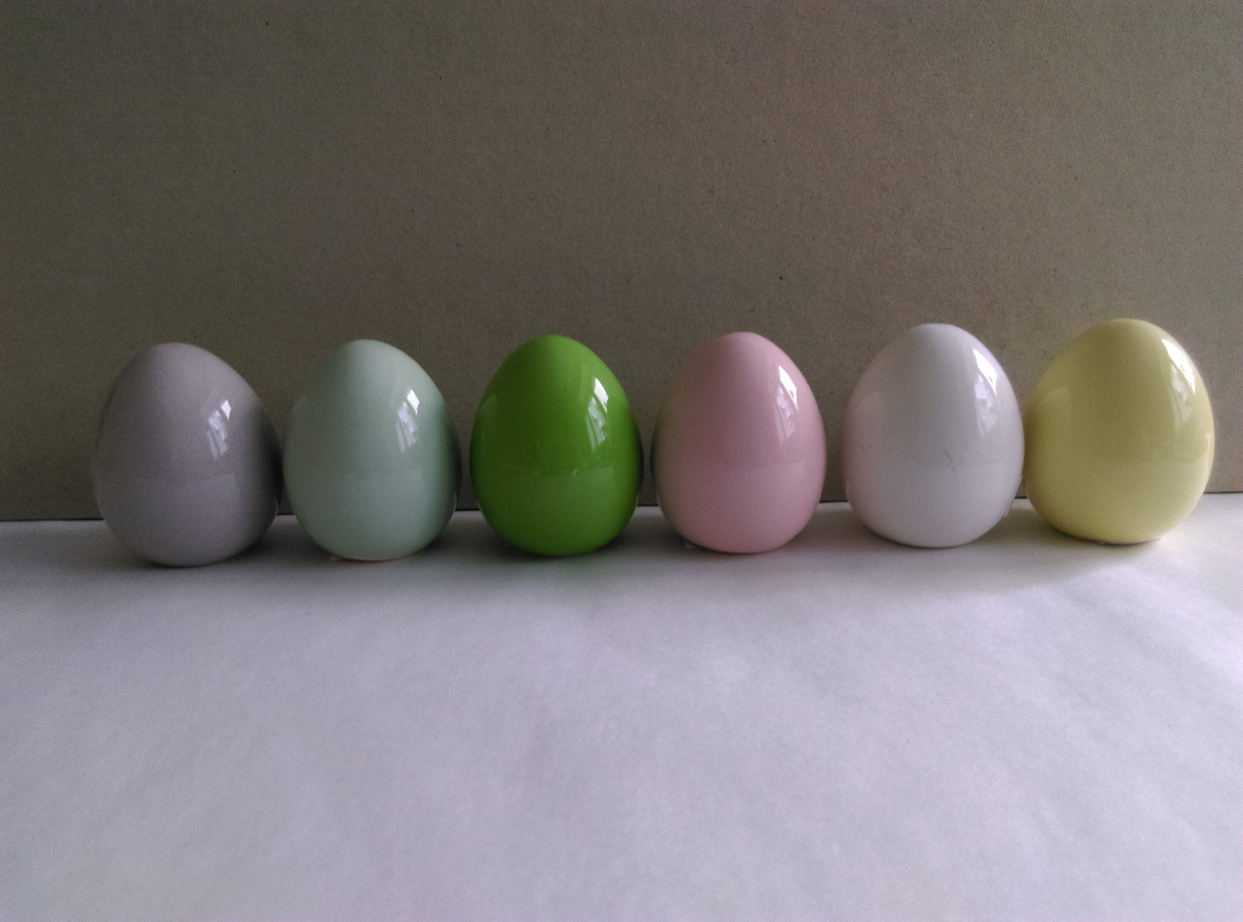 Porcelánové vajíčka - sada 6 ks