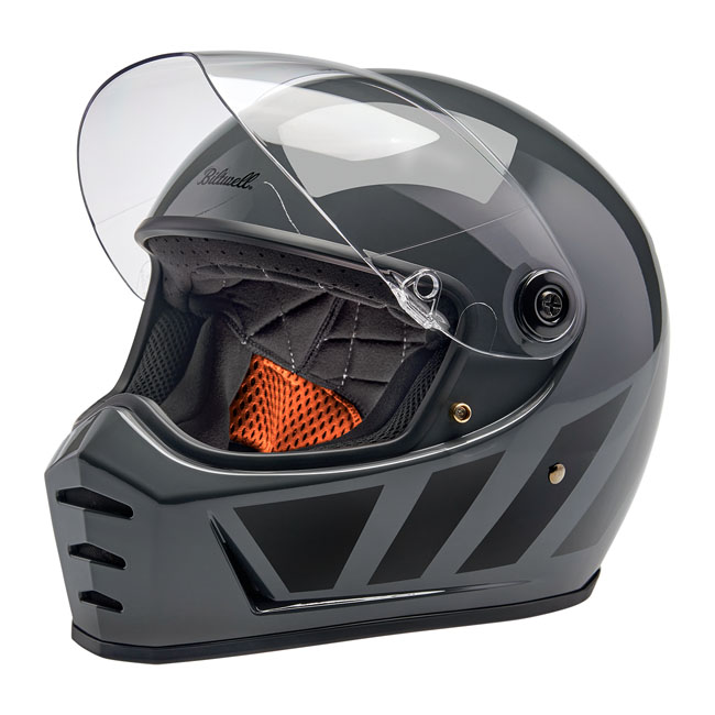 BILTWELL LANE SPLITTER HELMET - GREY INERTIA