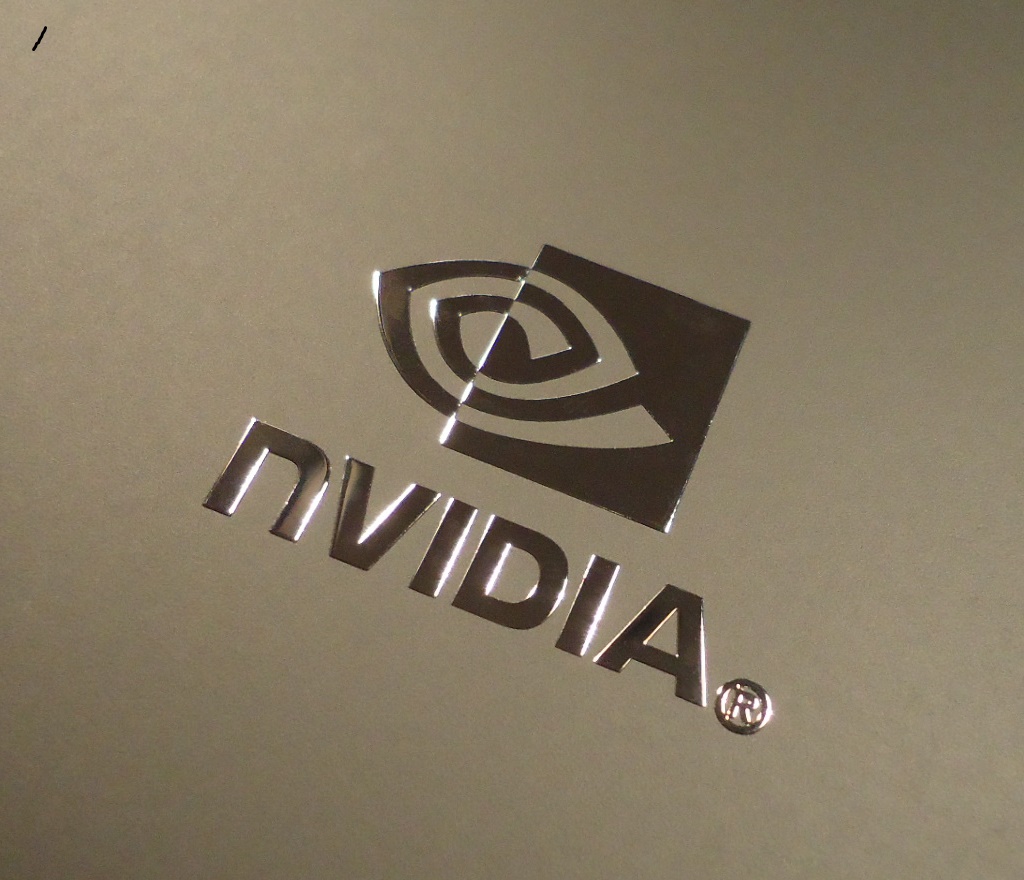 NVIDIA nalepka Metal Edition 30 x 22 mm chrom
