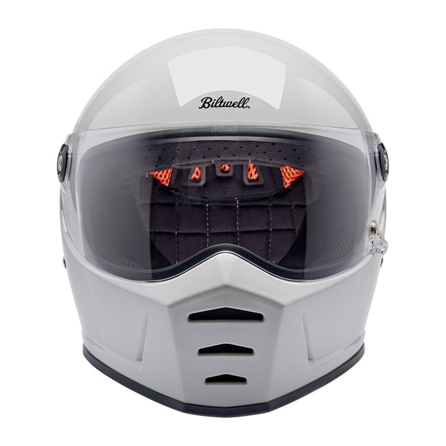 NEW BILTWELL LANE SPLITTER HELMET - GLOSS WHITE