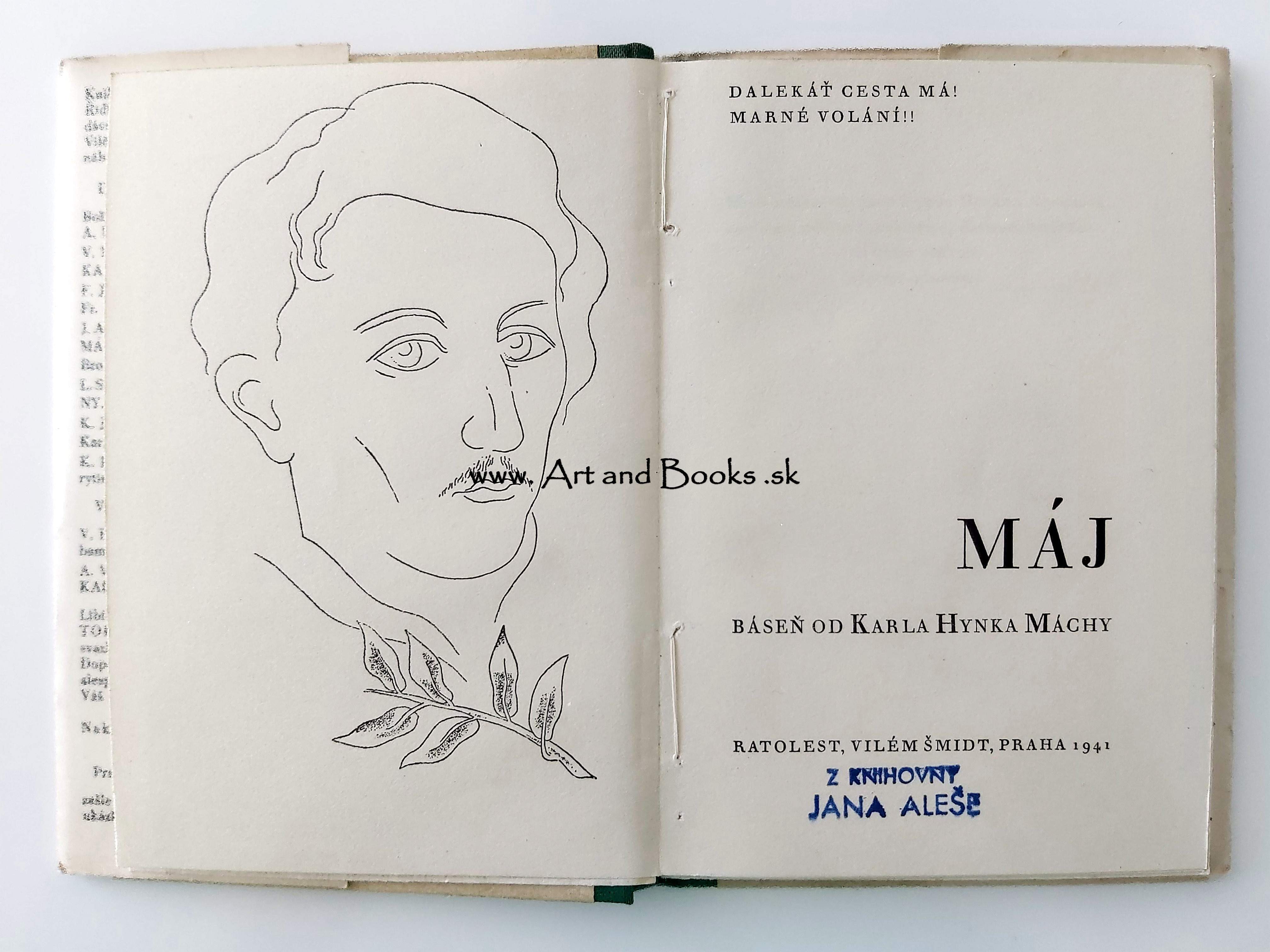 Karel Hynek Mácha - Máj (1941) (sold/predané) ● 141005