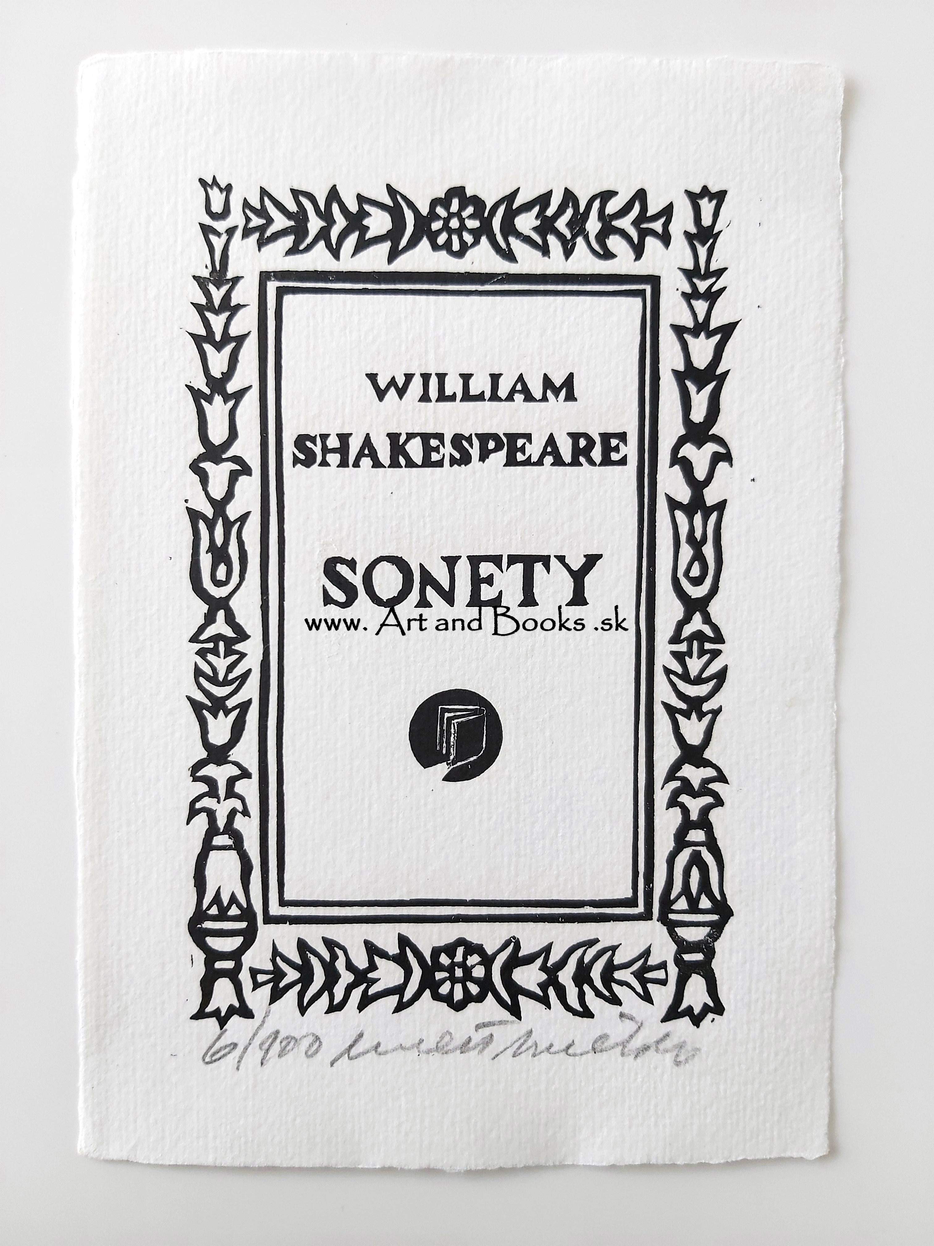 William Shakespeare - Sonety (2004) (sold/predané) ● 122436