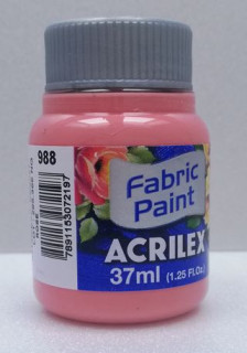 Farba na textil Acrilex 37 ml - 988 rose