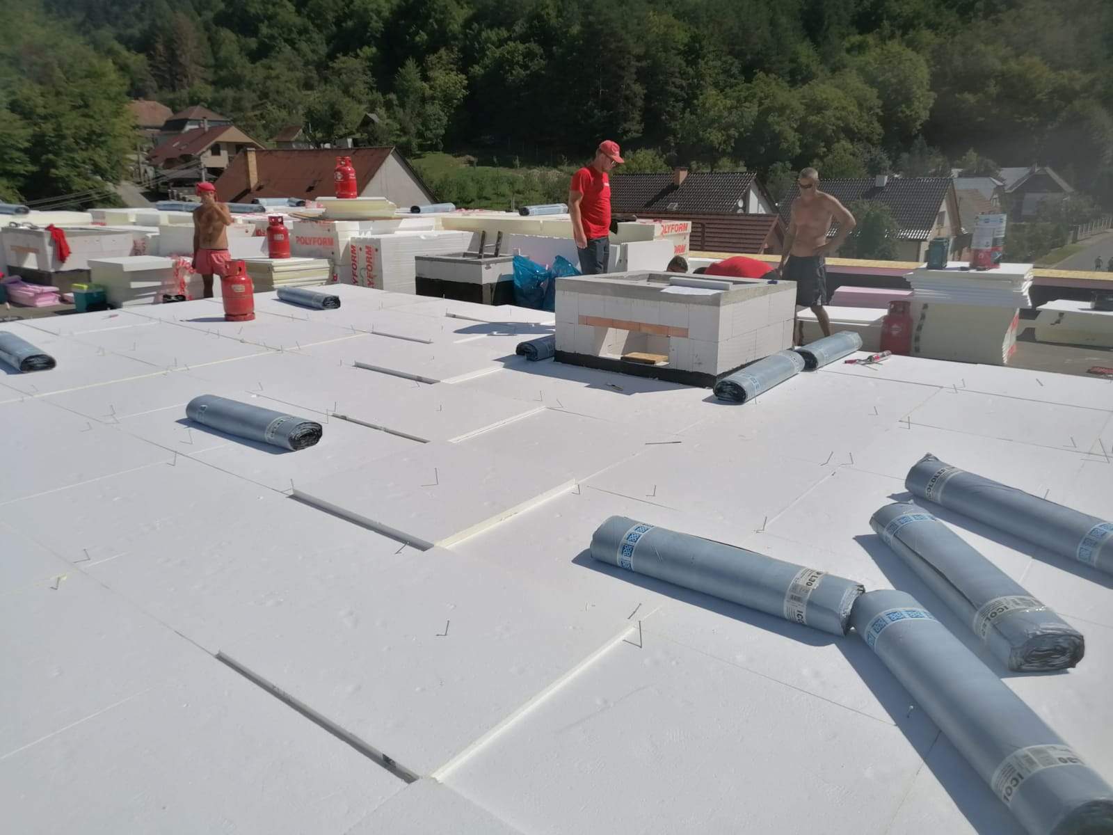 hydroizolácia plochej strechy, strechafer, tepelná izolácia, fatrafol