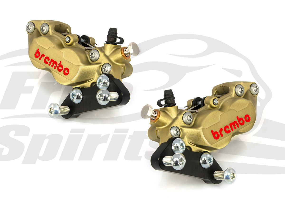 4 PISTON BREMBO FRONT CALIPER DUAL DISC KIT - HARLEY 06-UP