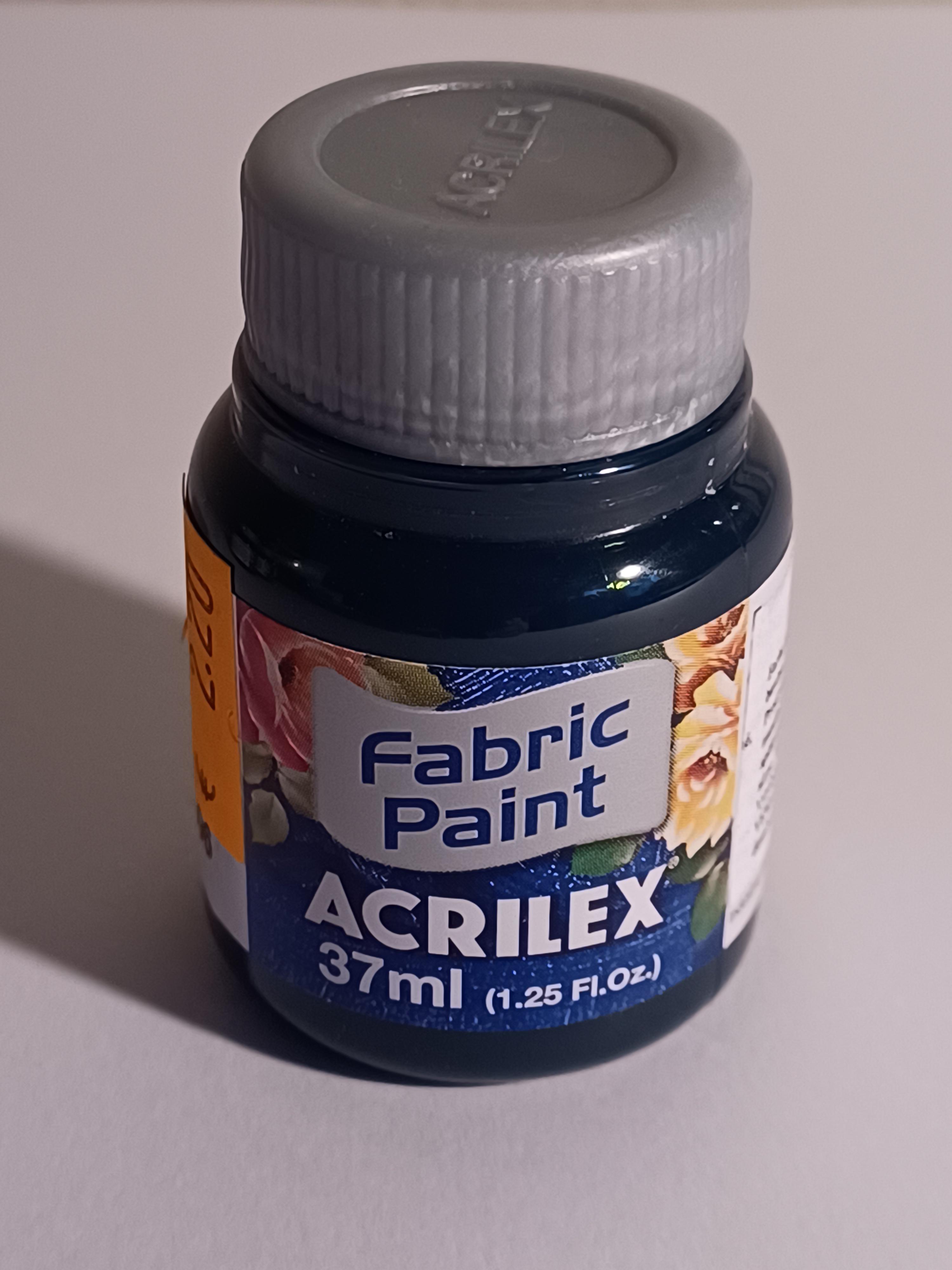 Farba na textil Acrilex 37 ml - petrolejová modrá 596