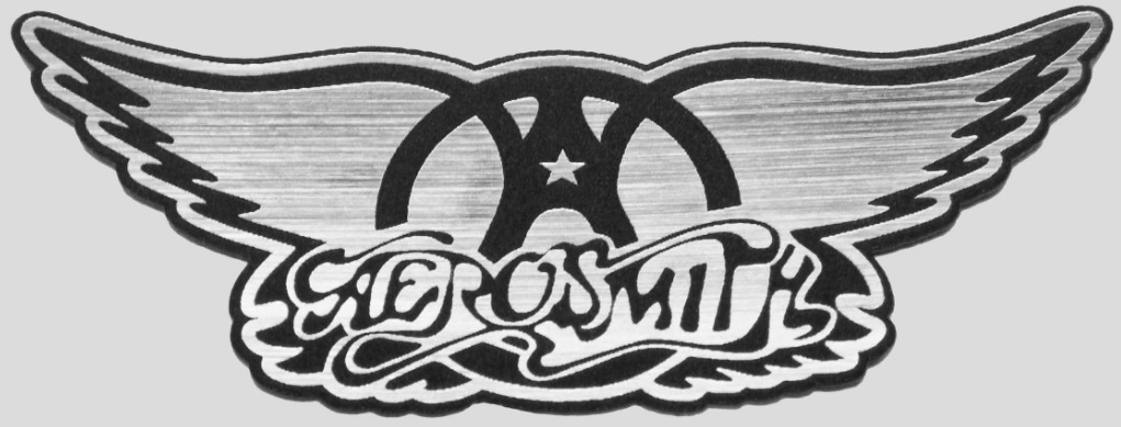 AEROSMITH LOGO nalepka emblem laminat