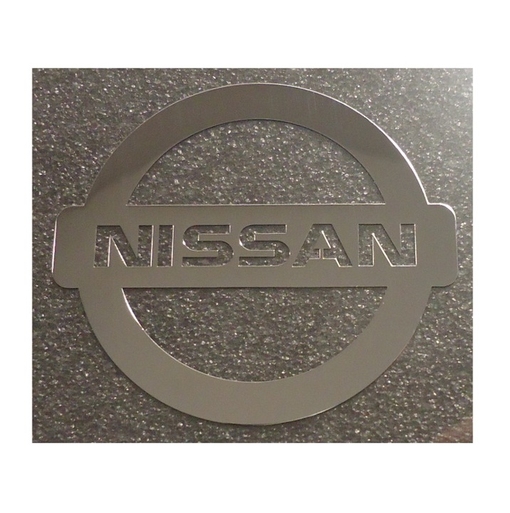 NISSAN LOGO nalepka Metal Edition 30x27mm