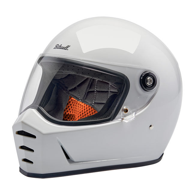 NEW BILTWELL LANE SPLITTER HELMET - GLOSS WHITE